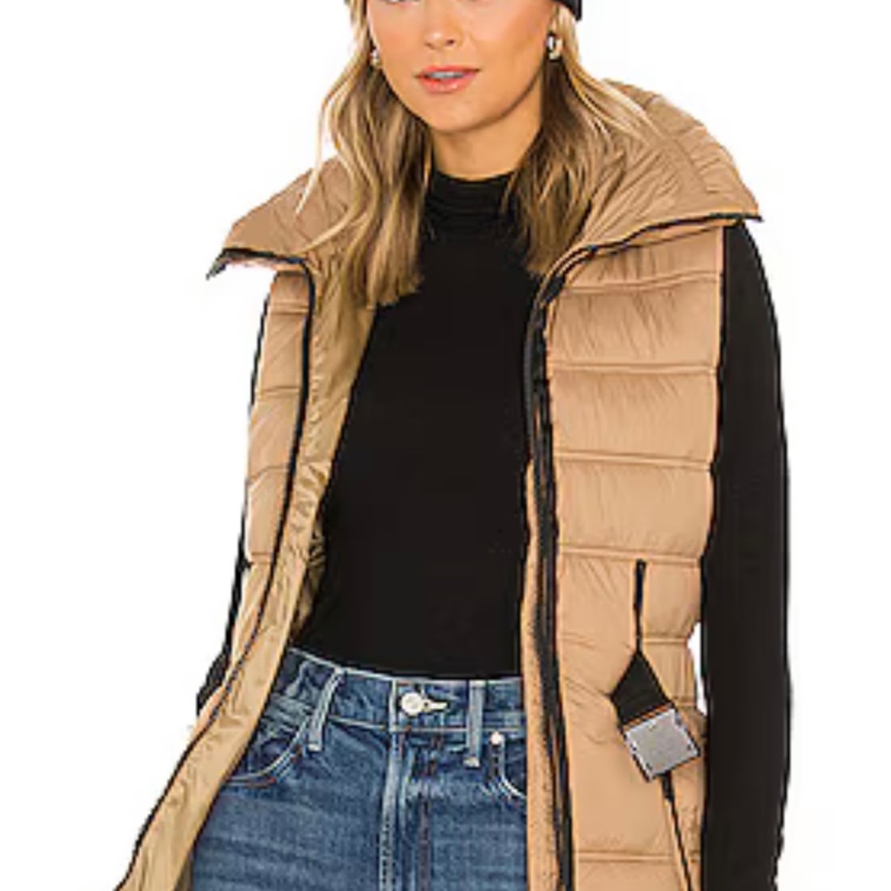 Alp N Rock Beige Quilted Puffer Vest
